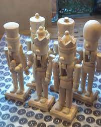 Unfinished Wood Nutcracker Ready To Paint Diy Christmas Etsy Christmas Toy Soldiers Nutcracker Christmas Christmas Crafts Diy