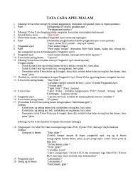 Maybe you would like to learn more about one of these? Tata Cara Apel Malam