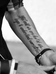 Top 41 Forearm Quote Tattoo Ideas 2020 Inspiration Guide In 2020 Cool Forearm Tattoos Tattoos For Guys Good Tattoo Quotes