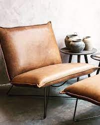 carson carrington saddle brown pillow lounge chair home homestyle homedecor homedecoration homestyling decor decoration deco