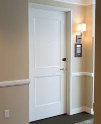 Our 2 panel doors come in a traditional arched style or more contemporary square style. 2 Panel Door Bevel Quirk Traditional Entry Chicago By Supa Doors Houzz