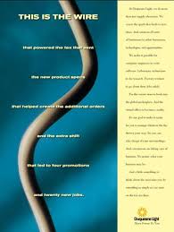 The Wire Print Ad Done For Duquesne Light Print Ads Duquesne Built Environment