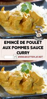 Emince De Poulet Aux Pommes Sauce Curry Poulet Aux Pommes Emince De Poulet Poulet