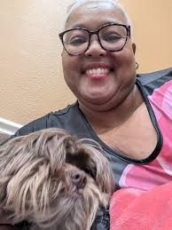 Hi all! I just wanted to introduce myself and share a photo I took MY NAME  Horaceylle Drisdale AND THIS YOUNG MAN IS MY SERVICE DOG CHIEF