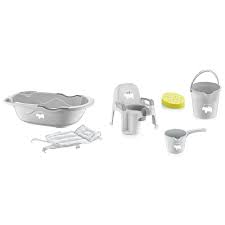Baby baths can give you confidence to bathe your new baby without worries about them slipping in the water. Babyjem 6 Piece Baby Bath Set Grey