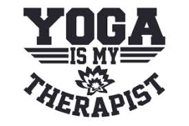 Download Yoga Is My Therapist Svg Cut Files Free Svg File PSD Mockup Templates