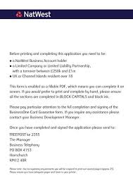 Bradford & bingley was nationalised in 2008. Before Printing And Completing This Application You Need Natwest