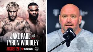 A left hand jab from paul is the best shot landed. Dana White Gives His Prediction For Jake Paul Vs Tyron Woodley Sportbible