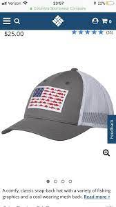 New Columbia Pfg Mesh Hat Cap Flex Fit Titanium Gray Flag S M Hot Fashion Clothing Shoes Accessories Mensaccessories Mesh Hat Flex Fit Hats Hats