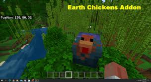 Because minecraft earth mod apk contained here is able to present the appearance of minecraft earth in real life 3d that is stunning in accordance with the earth version 3d. Earth Chickens Addon Minecraft Pe Bedrock Addons