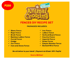 Of course, in order to do that now, i have to fight my way behind all the trees and bushes. Animal Crossing Fences Diy Set Acnh Video Gaming Gaming Accessories Interactive Gaming Figures On Carousell
