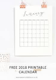 Free 2018 Calendar Free Planner Printables Planner Printables Free Printables 2018 Calendar Family Organiz Boas Ideias Coisas De Papelaria Journaling