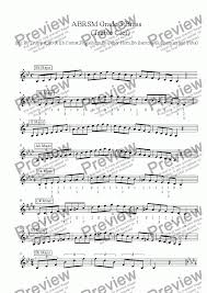 Brass Treble Clef Grade 5 Scales Arpeggios With Some Fingerings Abrsm Format For Solo Instrument Trumpet In Bb By Ray Thompson Sheet