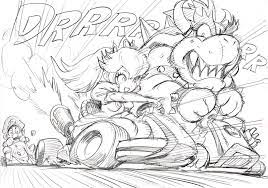 Mario Kart drawn by One Punch Man illustrator, Yusuke murata : r/manga