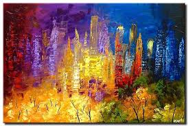 Want to discover art related to abstract_nature? Painting For Sale Colorful Nature Art 4063