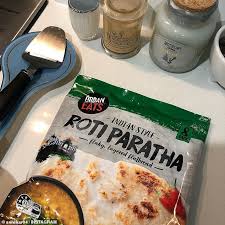 Accessories are made of pressed glass. Aldi Shoppers Are Obsessing Over 3 49 Urban Eats Indian Style Roti Paratha Daily Mail Online