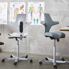 If you want to use it with a fixed, standard height desk, you will need to order a shorter pneumatic lift to replace the one that comes with it. Hag Capisco Hybrid Saddle Ergonomic Office Chair Buy Online Australia