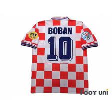 Croatia Euro 1996 Home Shirt 10 Boban Uefa Euro 1996 Patch Badge Uefa Fair Play Patch Badge Retro Football Shirts Vintage Football Shirts Soccer Shirts