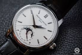 Great prices for frederique constant classics moonphase on chrono24.co.uk. Hands On Review Frederique Constant Manufacture Classics Moonphase A Qualitative But Affordable Dress Watch Live Photos Price Monochrome Watches