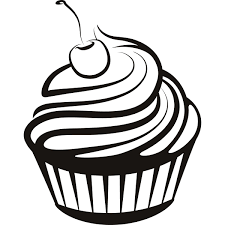 Cupcake Black And White Cupcake Drawings And Cupcakes Clipart Cupcake Drawing Cupcake Coloring Pages Cupcake Tattoos