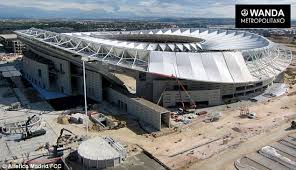Name a combination of sponsor and club history. Atletico Madrid Show Off New Stadium Ahead Of Opening Daily Mail Online