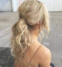 30 Eye Catching Ways To Style Curly And Wavy Ponytails Wavy Ponytail Ponytail Hairstyles Easy Prom Hairstyles For Short Hair