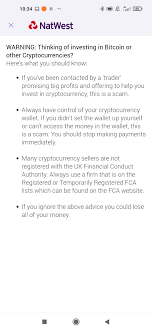 Regardless of which way the market goes, there is a considerable amount of money to be made with cryptocurrency. Natwest App Giving Crypto Security Scam Advice Seems Reasonably Fair And Measured Bitcoinuk