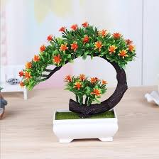 Bonsai Tree In Pot Artificial Plant Decoration For Office And Home 20cm Ebay Home Artificial Plant Wall Artificial Plants Outdoor Artificial Plants Decor