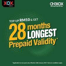 April 8, 2019 $19 plan : Simcard Panjang Umur Onexox Prepaid One Xox