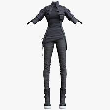 Womens Clothing 2 3d Model Ad Womens Clothing Model Futuristic Fashion Character Outfits Cyberpunk Fashion