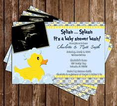 Novel Concept Designs Rubber Duck Baby Shower Invitation