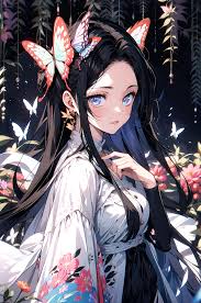 AI Art: Kanae Kocho 🌺 por @✨𝓢𝓗𝓞𝓤𝓚𝓞 𝓗𝓐𝓝𝓐𝓑𝓘𝓡𝓐🪷 | PixAI