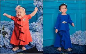 Every year, we produced 5 types of collections, minaz blooming raya (muslim feast), luxe edition, minaz blooming casual, minaz hijab and minaz kids/baby. Atiehilmi Com Malaysian Lifestyle Blogger Rekaan Baju Raya Untuk Kanak Kanak Mengikut Peredaran Semasa