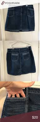 Dress Barn Size 16w Jean Skirt With Images Dress Barn Dresses Skirts Skirt Trends