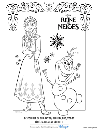 Coloriage elsa et anna à imprimer gratuit. Coloriage Anna Olaf Reine Des Neiges Disney Frozen Dessin La Reine Des Neiges A Imprimer