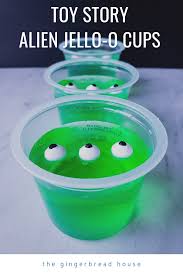 When the holidays are over, easily store all decorating. Toy Story Alien Jell O Cups The Gingerbread House Co Uk