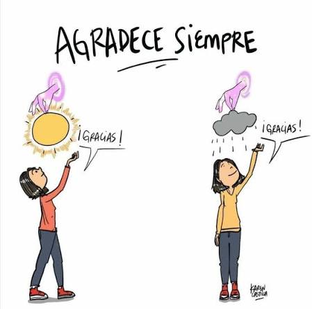 ?? Agradecer... Siempre agradecer. ?? By: @KarenCastilla