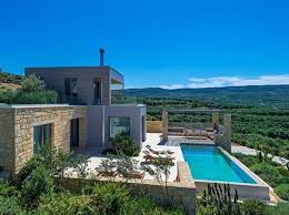 Les Plus Belles Villas Pour Partir Elle Decoration Small Villa Villa Design Greece Villa