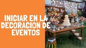 1 el variadísimo conjunto de ornamentos utilizados por los artistas para embellecer objetos u obras puede distribuirse en dos clases: Como Iniciar En La Decoracion Eventos 2021 Youtube