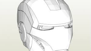 How to make an iron man mask: Foamcraft Pdo File Template For Iron Man Mark 4 6 Full Armor Foam