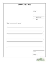 Also contains resources with an excellent sample friendly letter and information on the how to write a. 2021 Friendly Letter Format Fillable Printable Pdf Forms Handypdf