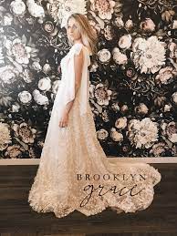 Floral Wedding Dress Couture Wedding Dress Brooklyn Grace Wedding Gown Wedding Gown A Sparkly Wedding Dress Wedding Dresses Whimsical Wedding Dresses Blush