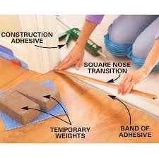 This coordinating trim piece provides the proper transition for all the stairs in your home that are laminate flooring. Guide To Installing Laminate Flooring Diy Family Handyman