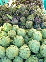 Artichokes In The Lourmarin Market Luberon Provence France Provence Provence France France