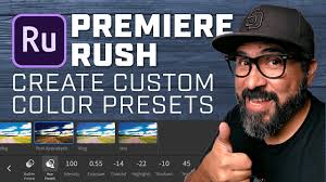 Adobe originally announced premiere rush (then called project rush) back in june 2018, and it was launched on ios and desktop in october with the externally created luts aren't supported yet, but they are planned for the future. How To Create Custom Color Presets In Adobe Premiere Rush Youtube