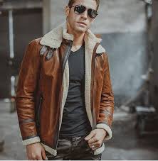 Handmade Men S Stylish Motorcycle Fur Brown Leather Jacket Leather Jacket Brown Leather Jacket Real Leather Jacket
