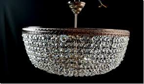Crystal flush mount ceiling light, galtlap modern led lighting close to ceiling light fixtures, 10.6 square glass ceiling lamp 3000k contemporary crystal chandelier for living room kitchen. Modern Design Crystal Ceiling Luster Three Lights Brass Matt By Royalleuchten De