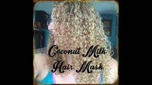 Coconut milk is possibly the best hair straightener ( 2 ). Coconut Milk Mask For Curly Hair Youtube