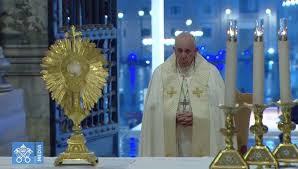 The blessing urbi et orbi of ascension day was sometimes postponed till pentecost on account of the inclemency of the weather, illness of the pope, etc. Why The Pope S Blessing On March 27 Is Absolutely Unique