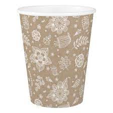Creamy layered lemon squares kraft recipes. Rustic Kraft Floral Easter Paper Cup Rustic Gifts Ideas Customize Personalize Paper Gifts Paper Cup Family Diy